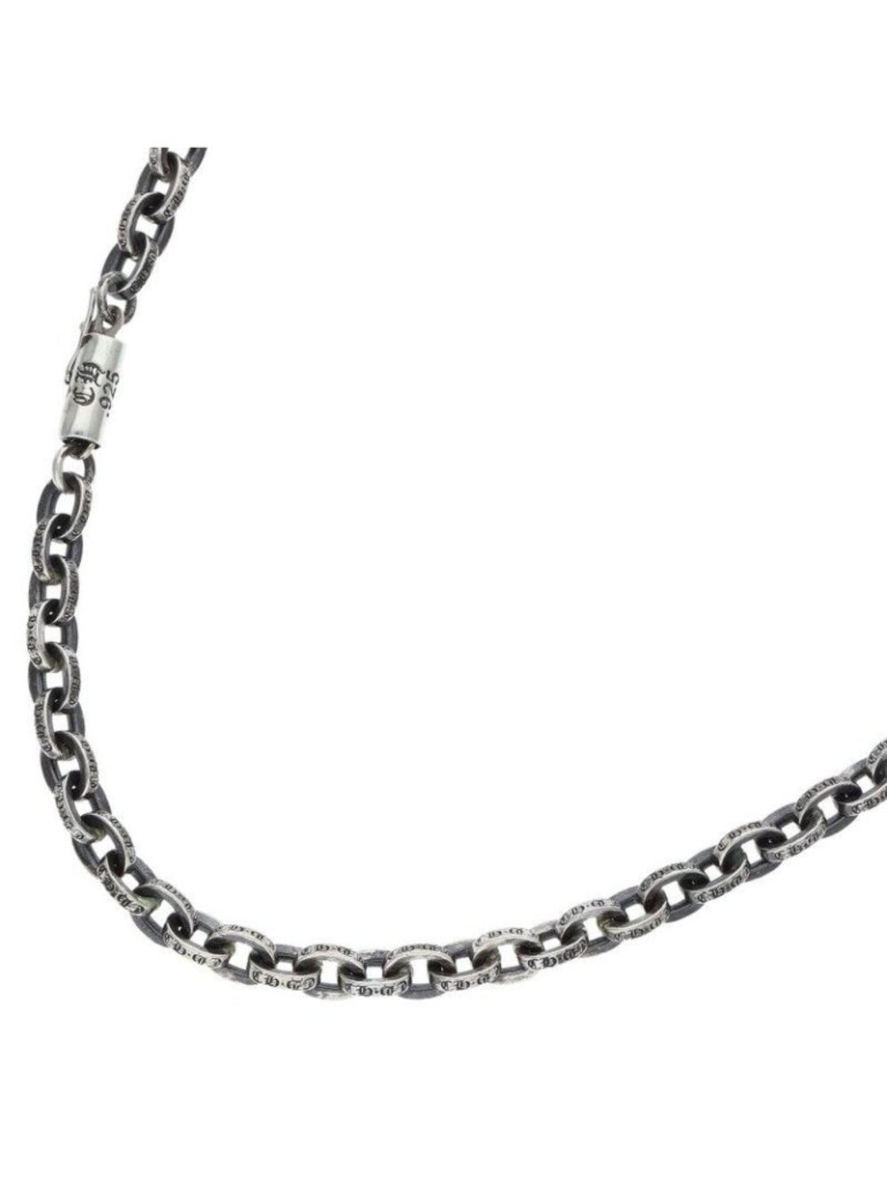 Chrome Hearts Paper Chain 16 Silver Necklace